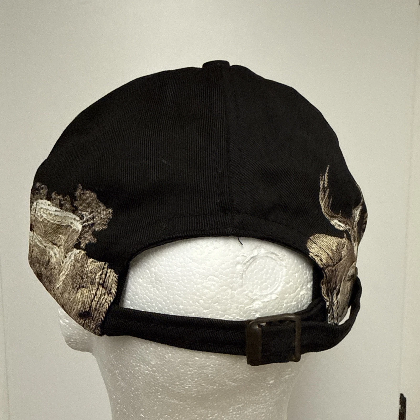 Vintage Buckmasters Embroidered Logo AOP Wraparound Print Hat Adjustable Cap