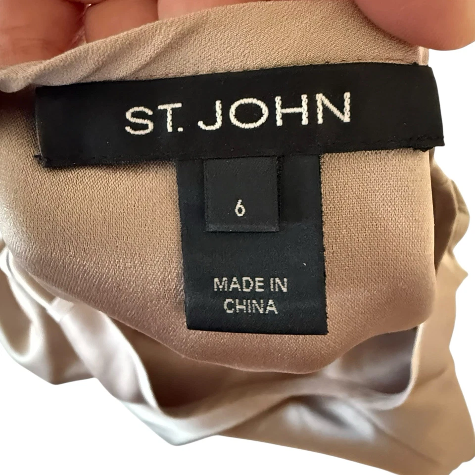 St. John атласная майка бронза размер 6 - Изображение 4 из 4