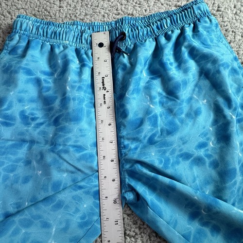 Spyder Boys Blue Tie Dye Lined Swimming Trunks Shorts Size Medium 10/12 - Picture 4 of 7