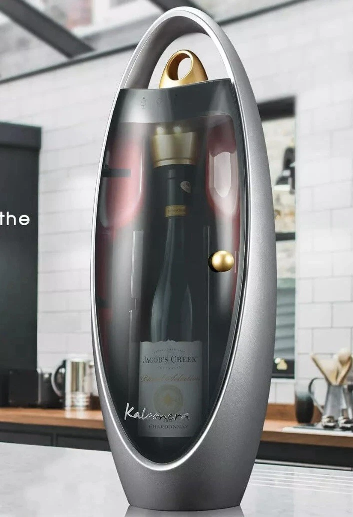 Single Bottle Mini Fridge, Automatically Vacuum Seals Unfinished Wine Bottles
Opens in a new window