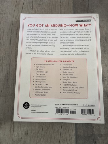 Arduino Project Handbook : 25 Practical Projects to Get You Started by Mark... - Imagen 6 de 6