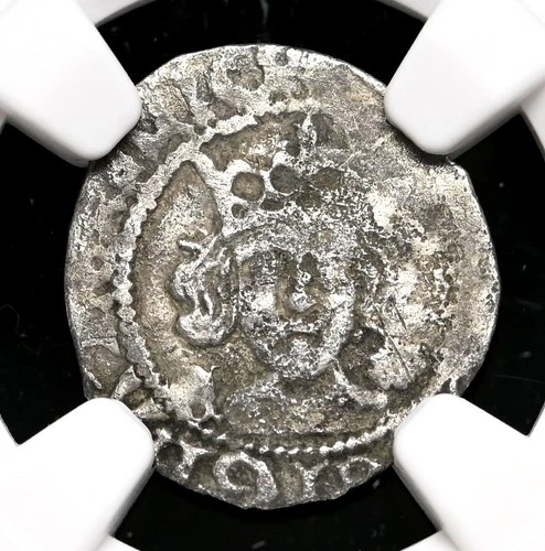 IRELAND. Edward IV, 1471-1483. Silver Penny. Dublin, Rare Burns Type 29, NGC VF