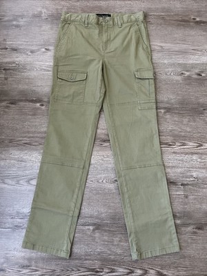 Treasure Bond Straight Fit Cargo Pants Boys 14 Green
