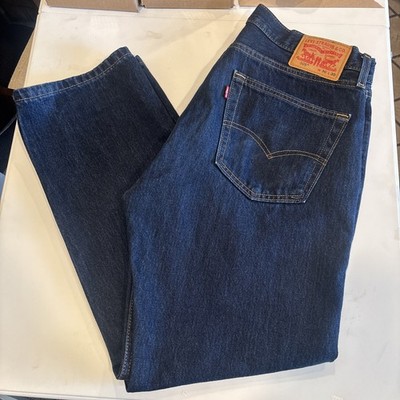 Levis Strauss & Co.  505 Jeans  W36 L30 Mens Dark Blue Regular Zipper Fly