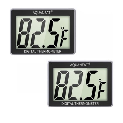 Aquarium Thermometer 2 Packs, Fish Tank Thermometer, Aquarium Digital Tempera...