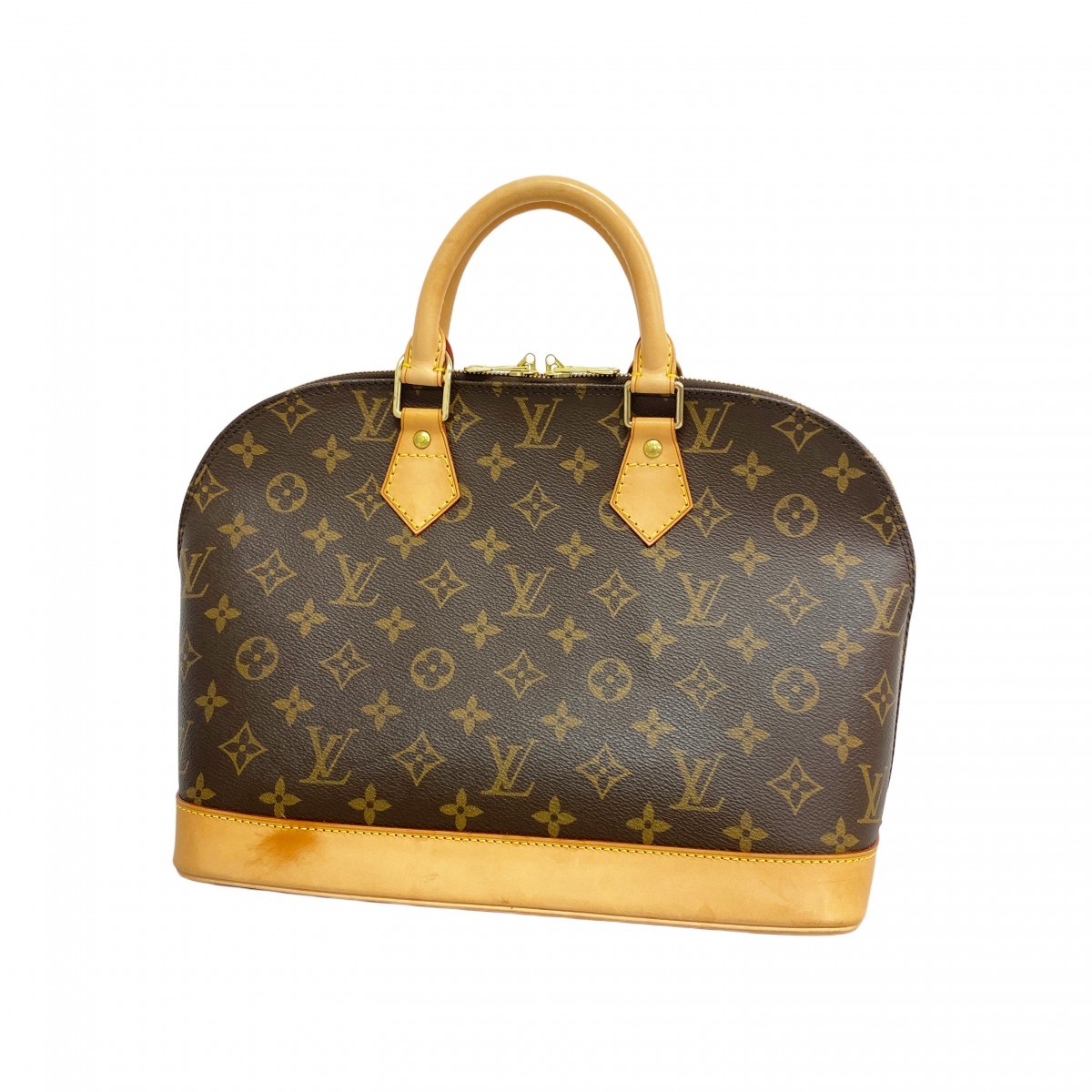 Auth [5pd6301-k] LOUIS VUITTON Handbag Monogram Alma M51130 Brown [Pre-owned...