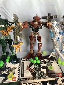 LEGO VINTAGE BIONICLE 6 Piraka 8900 8901 8902 8903 8904 8905 100% complete books