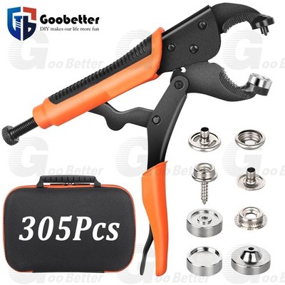 Heavy Duty Snap Fastener Tool Adjustable Snap Setter Tool Snap Installation Sew