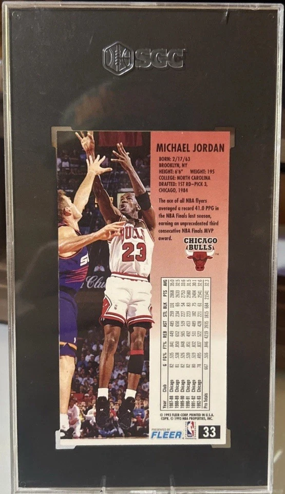 💥 RARE 💥 1993-94 Fleer NBA Jam Session - Michael Jordan #23 💥 The GOAT 🐐 💥 - Image 2 of 2
