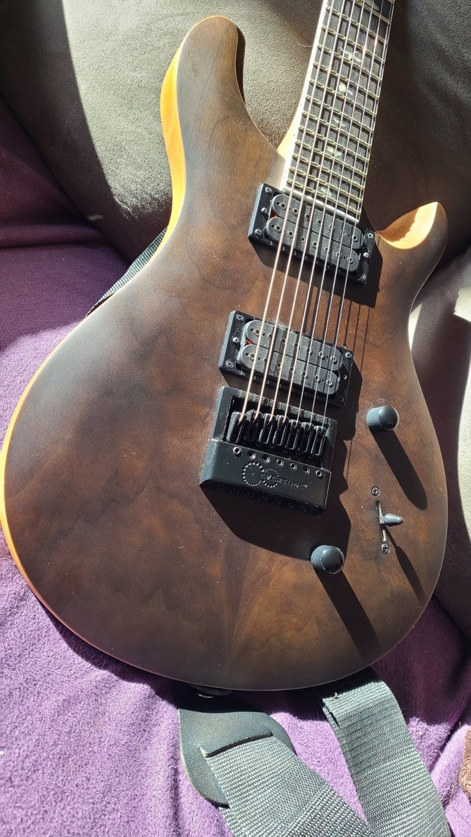 PRS SE Mark Holcomb Svn 7 Walnut Top Guitar Evertune Bridge PRS SE Mark Holcomb Svn 7 Walnut Top Guitar Evertune Bridge
