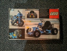 Vintage 1980s LEGO Motorcycle SET 854 With Box INCOMPLETE