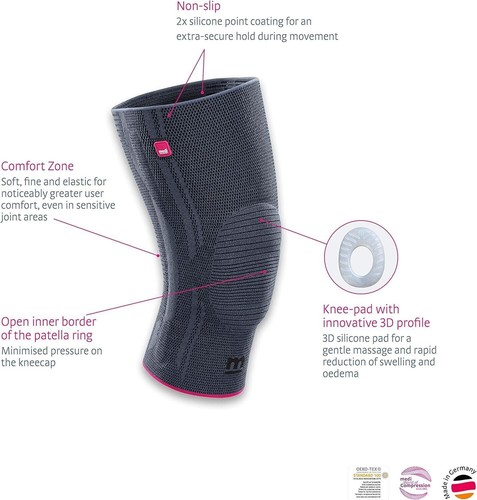 Medi Genumedi Knit Knee Support for Men & Women - Picture 5 of 7