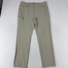 SIMMS Fishing Pants Mens 38 Cotton/poly Spandex Lightweight Outdoors Beige 38x31