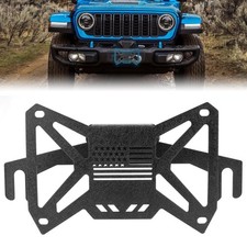Universal Flip-up Winch License Plate Mount For 10 Inch Hawse Fairlead Universal Flip-up Winch License Plate Mount For 10 Inch Hawse Fairlead