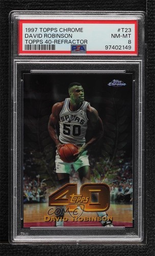David Robinson [Refractor] #T23 1997 Topps Chrome Topps 40 card