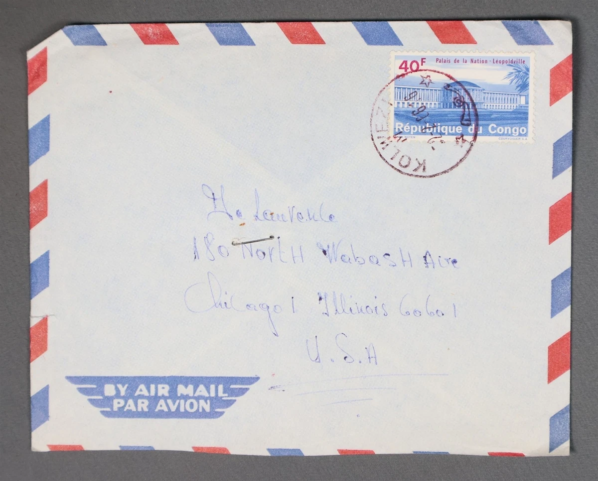 Mayfairstamps República del Congo Palais de la Nation 40F Airmail Co ccb_49879