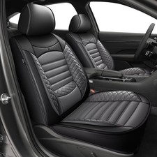 Seat Covers, 5 Seats Full Set Faux Leather Car Seat Covers for Hyundai Sonata...