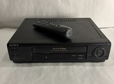 Sony SLV-478 4-Head VHS VCR Player Recorder w/ Remote Tested Working *Read
