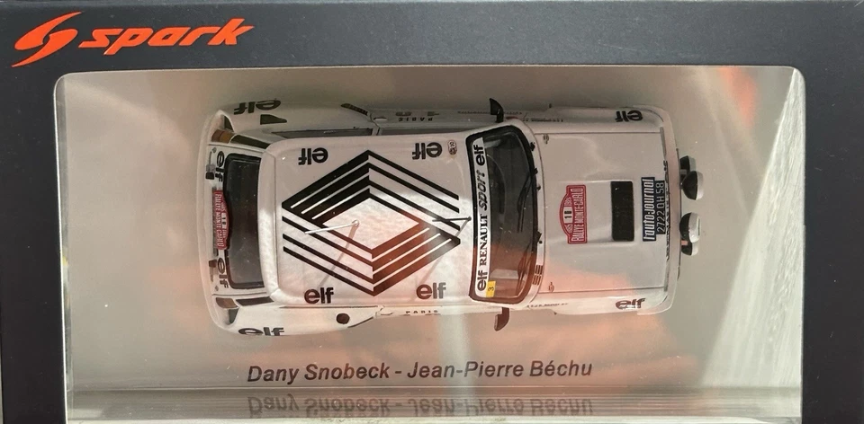 SPARK 1/43 S5561 Renault 5 Turbo GrB #10 WRC Rally Monte Carlo 1985 Snobeck - Photo 4/4