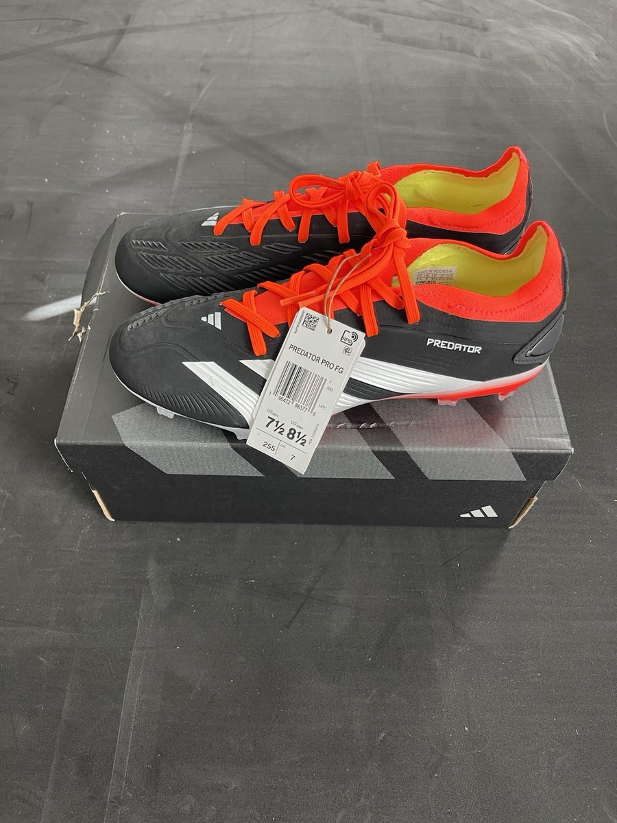 Adidas IG7777 Predator Pro FG Unisex Soccer Cleats Black