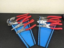 Bq205 Snap-on 8 Piece Red Slip Joint Cutters Needle Nose Pliers Set Bq205 Snap-on 8 Piece Red Slip Joint Cutters Needle Nose Pliers Set