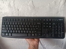 Logitech K120 Ergonomic Desktop USB Wired Key...