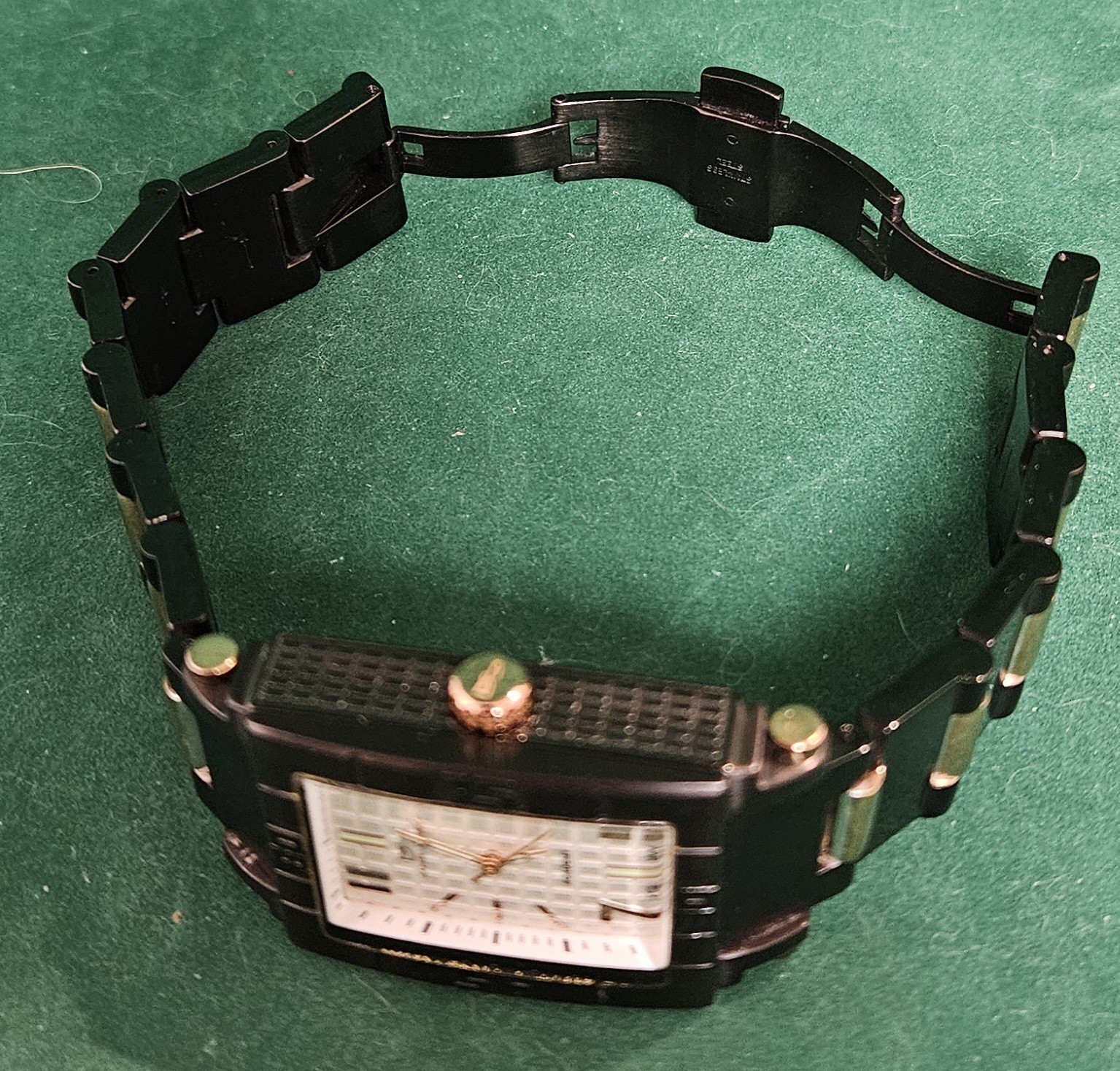 Daniel Steiger Academy Black Rectangular Men's Wa… - image 11