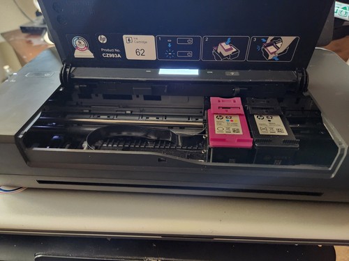 Gebrauchter HP OfficeJet 200 Mobiler Drucker Neu Schwarz/Farbe Tinte installiert - Bild 3 von 9