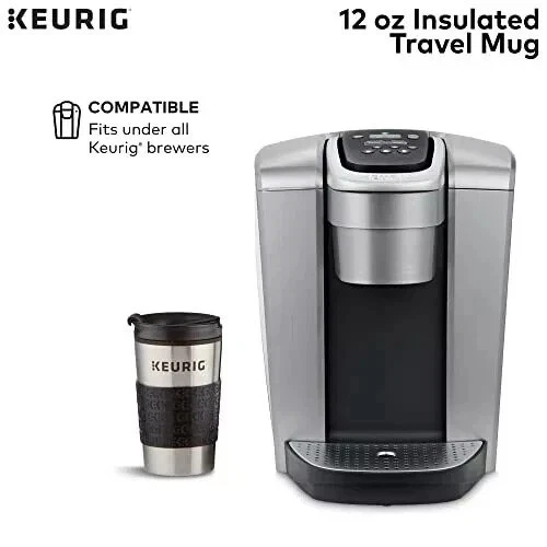 Caneca de viagem Keurig compatível com cafeteira K-Cup Pod pacote com 1 contagem de 1 aço inoxidável - Imagem 4 de 4
