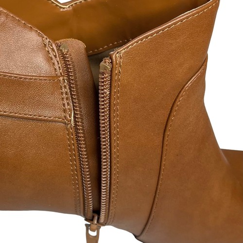 Giani Bernini Ankle Boots Booties Womens Size 10M Brown Side Zipper - Picture 10 of 12