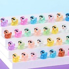 60 Pcs Duck Figurines Mini Resin Animals Room Decor Garden Ornaments