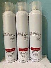 3 Paul Mitchell Flexible Style Super Clean Hairspray 9.5oz New Package, Fresh