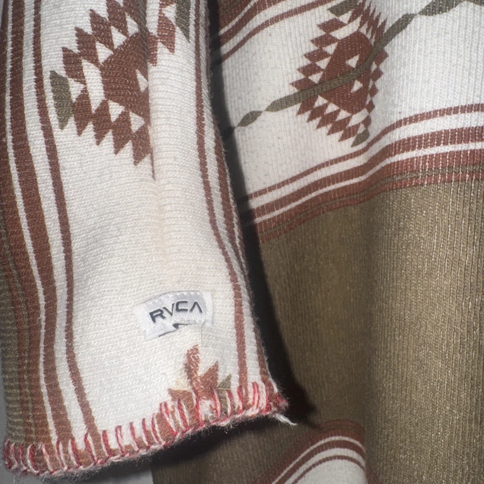 RVCA Boho Western Cardigan Sweater Womens Medium M Aztec Southwestern - Image 2 of 4