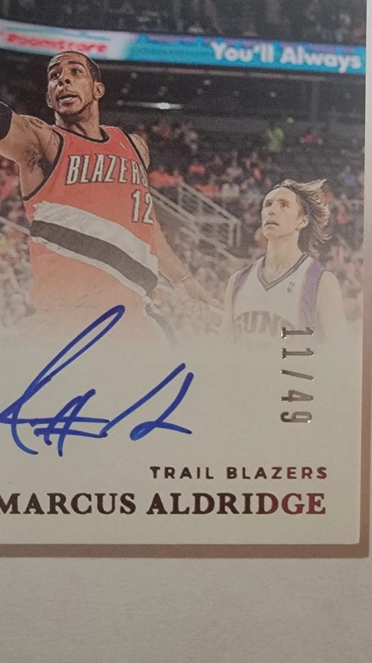 LAMARCUS ALDRIDGE 2024-25 IMMACULATE VIRTUOSO RED BLAZERS AUTO /49 HOF ELIGIBLE - Image 4 of 4