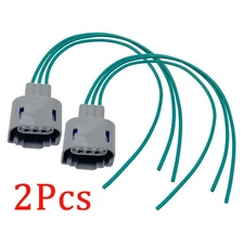 2* Headlight Connector Pigtail Wire Harness For 04-19 Ford F-150 H13 9008 s