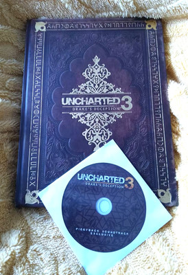 PS3 Uncharted 1, 2, 3 plus Lösungsbuch, sehr gut