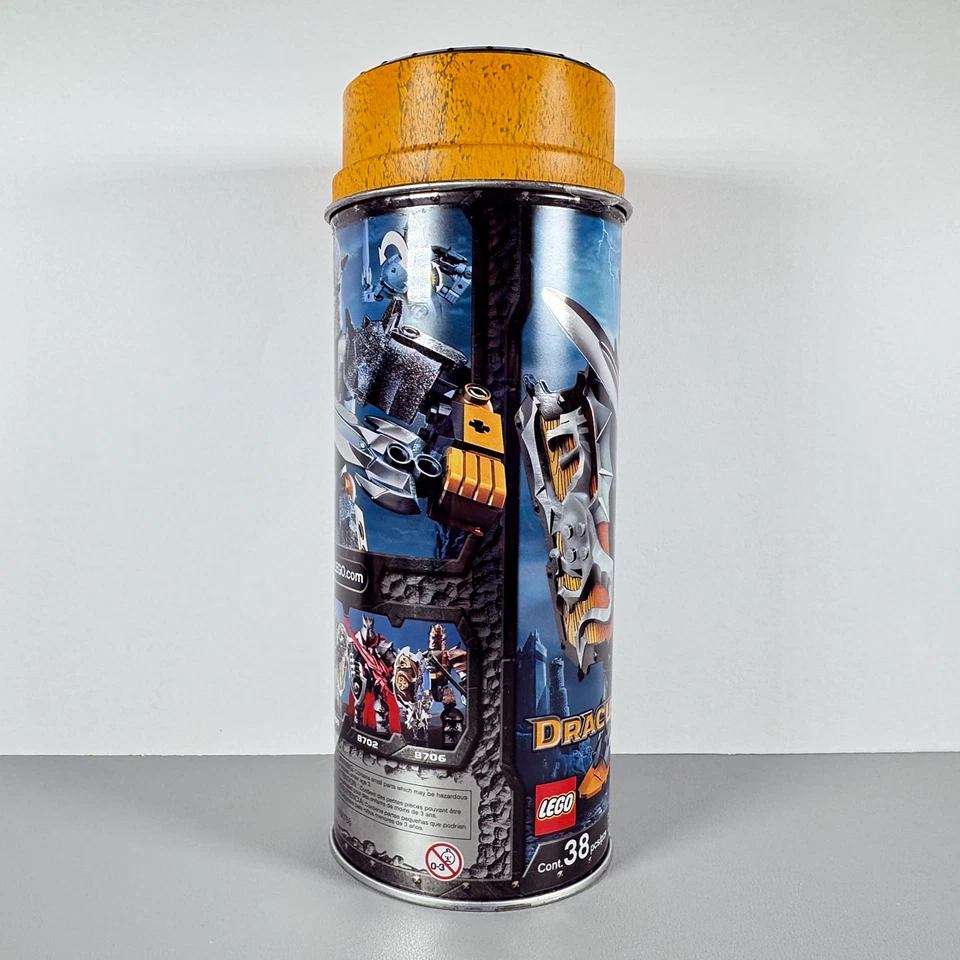 LEGO Knights’ Kingdom DRACUS 8705 solo hojalata | Exhibición de coleccionista 2006 | Sin Legos Foto 3 de 4