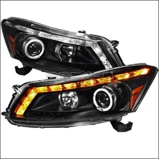 Spec-D Tuning 2LHP-ACD084JM-TM Projector Headlight for 08 to Up Honda Accord ...