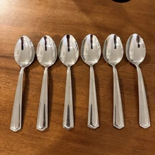 Reed & Barton American Classic Stainless Teaspoons Set of 6 Flatware