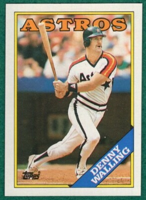 Denny Walling - 1988 Topps #719 - Houston Astros Baseball Card