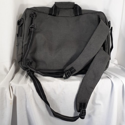 Solo gepolsterter Laptop Tablet Schultergurt Rucksack Kuriertasche Außentaschen - Bild 4 von 12