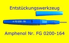 Verschiede Auszieh- & Einsetzwerkzeug Amphenol Steckverbinder Rundsteckverbinder