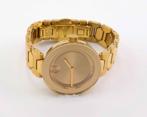 MOVADO BOLD GOLD TONE LADIES 32MM WATCH