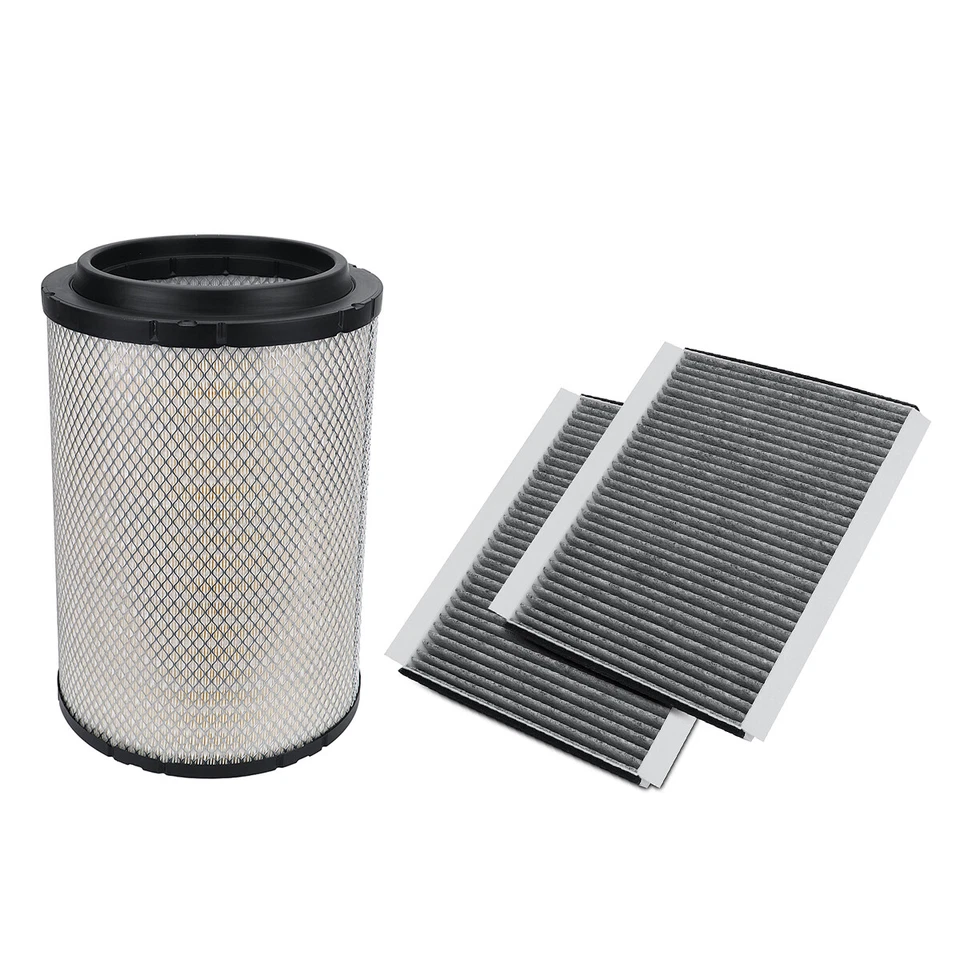 Filtro de aire del motor AF26163M y 2 cabinas AF26405 apto para camiones Volvo reemplaza AF26472M Foto 3 de 4