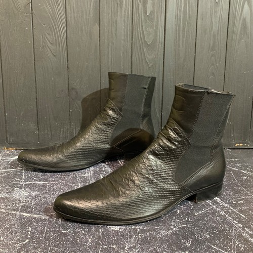 Roberto Cavalli Men's Leather Boots Size 43 - Picture 3 of 16