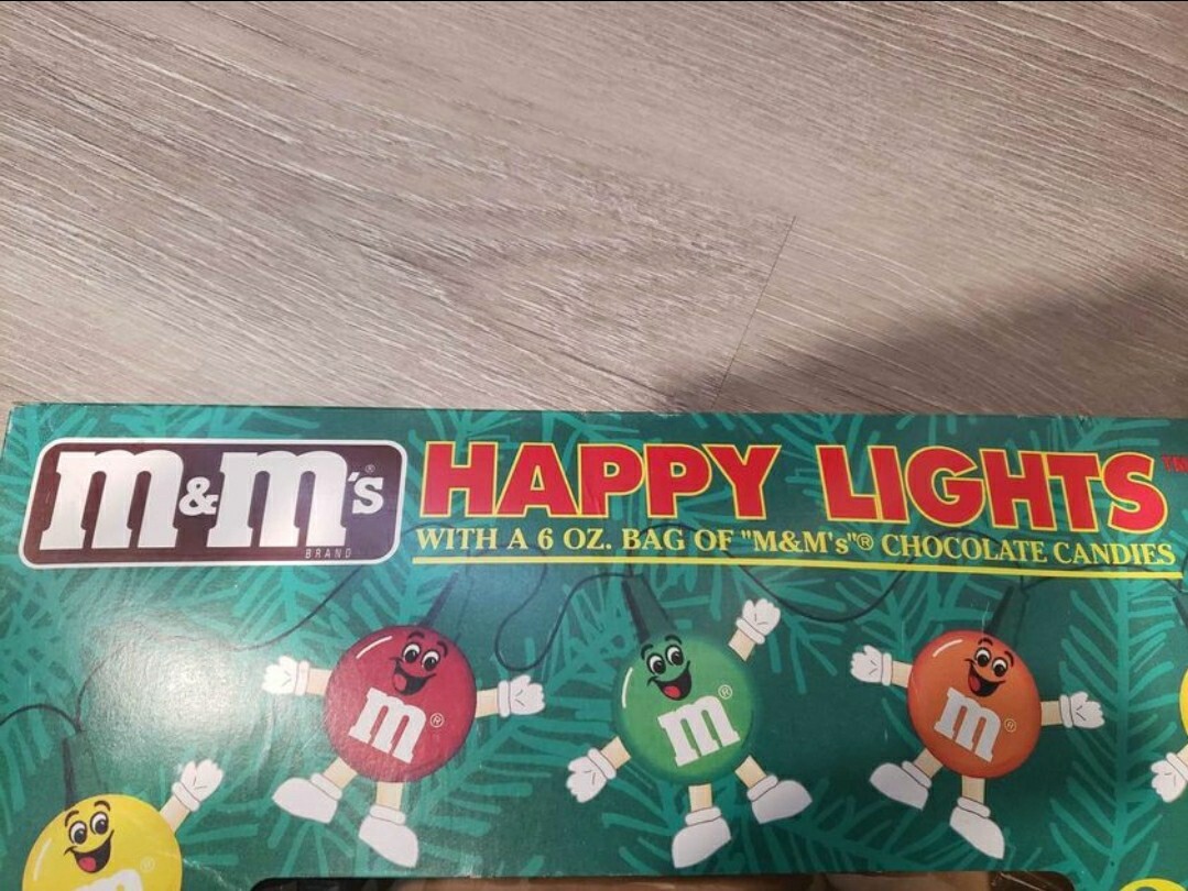 Vintage M&M Lights. Happy Lights | eBay Vintage M&M Lights. Happy Lights | eBay