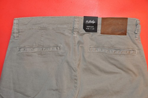 Pantaloni Uomo Heritage Napoli Nuovi con etichette Mid-Altise Stratti Chino taglia:30X34 - Foto 6 di 8