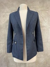 Mige Lady Women's Blazer Long Sleeve Dark Blue Size 5