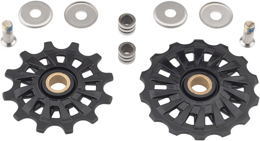 Campagnolo NOS Neuf C-Record Euclid Rear Poulies Pulley Wheels Blanches