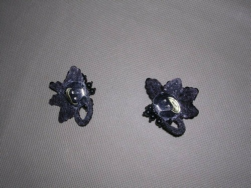 1980s Vintage 7 Pair (14+extra) Shoe Decorative Clips Embellishment Red Gold ETC - Picture 8 of 8